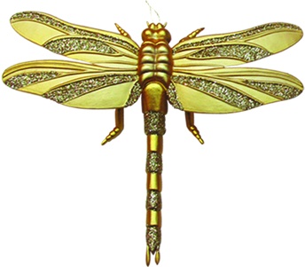 [AC531] Glittered Dragonfly, 19cm