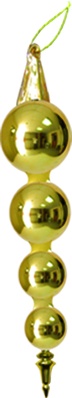 [HT009-GD] 14cm Shiny Gourd - Gold