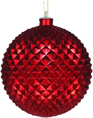 [AC797] Glittered Matte Spike Ball, 13cm