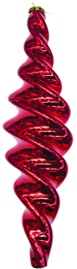 [HT008-R] 10.5cm Shiny Twist Tear Drop - Red