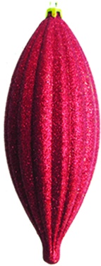 [JN060] Glittered Ridged Drop, 17cm