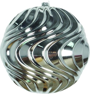 [AC539] Shiny Wavy Ribbed Ball, 12cm