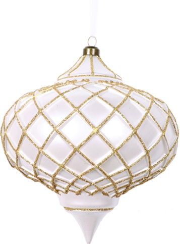 [AC715] Glittered Onion with Pattern, 15cm