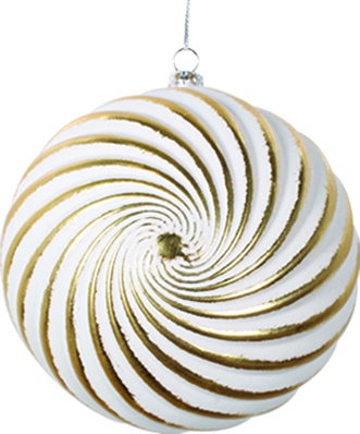[AC772] Shiny Double Whirlpool Ball, 12cm