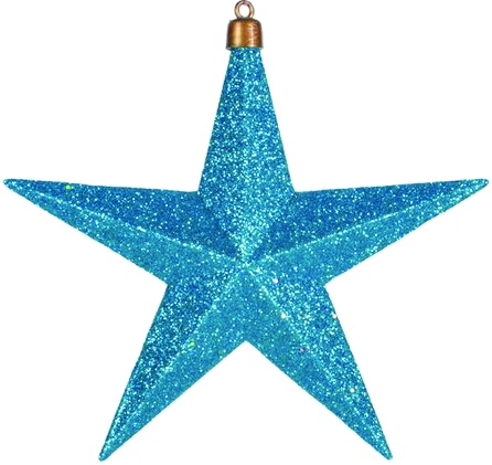 [AC804] Glittered Star with Laser Glitter, 15cm