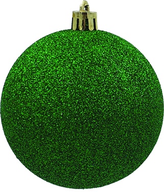 [CB150G-G] 15cm Glittered Ball - Green