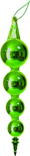 [HT009-G] 14cm Shiny Finial - Green