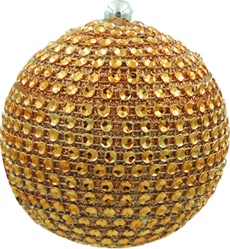 [RN351] Rhinestone Beaded Ball, 8cm
