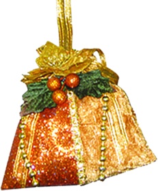 [TH1302-CO] 10cm Ornamental Gift Bag - Copper