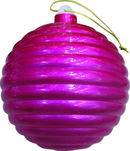 [AC695] Striped Ribbed Ball, 10cm