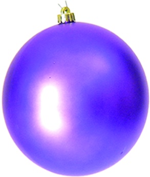 [CB080M-PL] 8cm Matte Ball - Purple