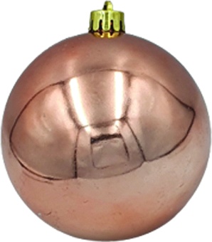 [CB120S-RO] 12cm Shiny Ball - Rose Gold