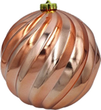 [LF164-RO] Shiny Curved Ball, 15cm