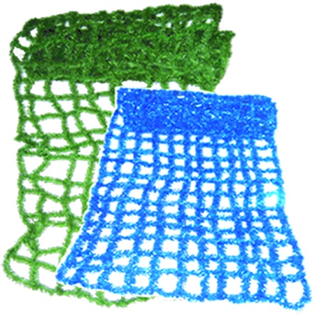 [TDPLA0509-B] 2.7m x 50cm Ceiling Wire Garland - Blue