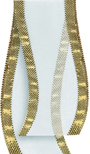 [BR014] Organza Ribbon with Border, 20m