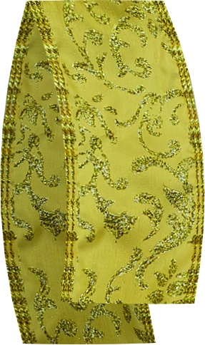 [FG184] Glittered Satin Ribbon, 9m