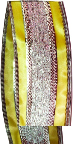 [YY007] Glittered Satin Ribbon, 9.1m