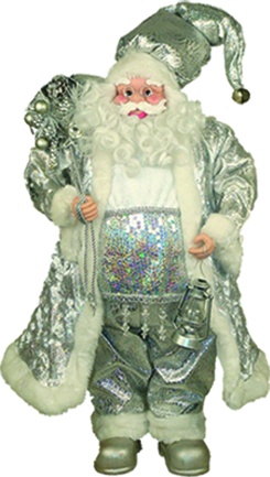 [TS1205S-18] Standing Santa, 45cm