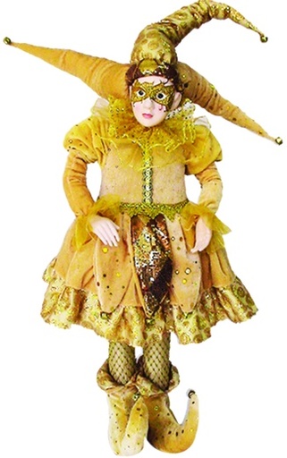 [TP006-26] Standing Jester, 66cm
