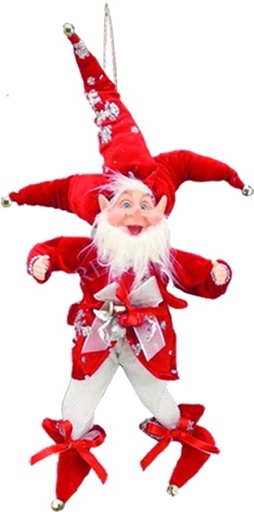 [TP072] 16" Fat Elf - Red/White