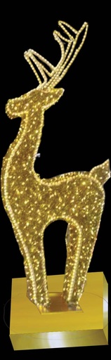 [GV022] 1.8m x 90cm Light-Up Deer, Warm White LED