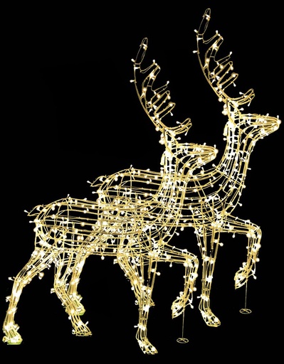 [HB002] Light-Up 3D Reindeer, 1.4m