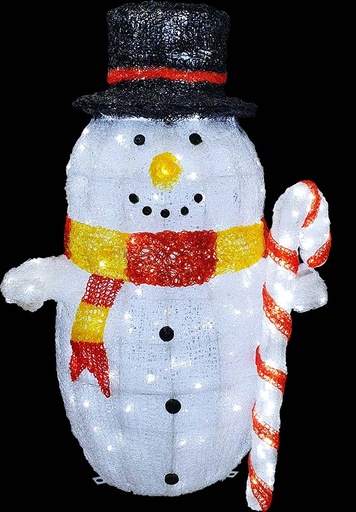 [HB001-120] Light-Up 3D Snowman, 1.2m