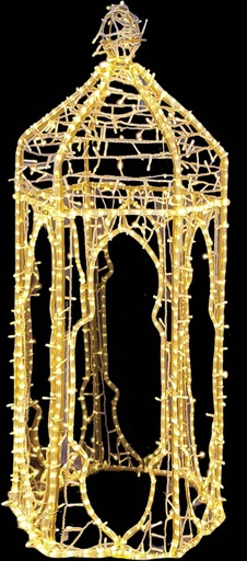 [HB021-120] 1.2m x 50cm Light-Up Lantern Motif, Warm White LED