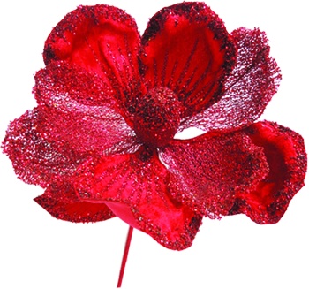 [SL089] 30cm Artificial Magnolia - Red