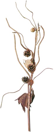 [EY010] Leaf Spray, 75cm