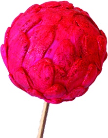[GL135L-00-R] 10cm Sola Gardenia Ball - Red