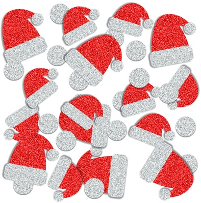 [20062] Sparkled Santa Hat Deluxe Confetti
