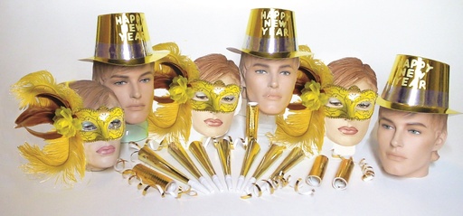 [KM88259-GD] Golden Hurray Assortment for 50