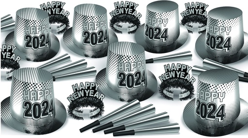[80064-S50] New Year "2026" Silver Assortment for 50