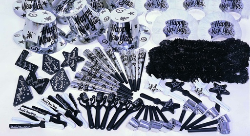 [Y38563] The Sizzler Assortment for 50 - Silver/Black
