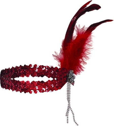 [H816] Headband - Red/White