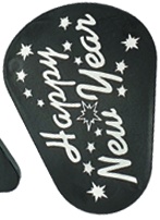 [Y20233] Plastic Noisemakers - Silver/Black
