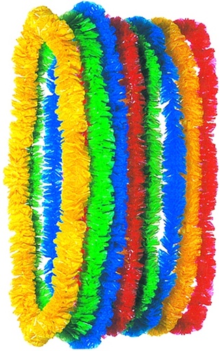 [Y17136-R] 60cm Plastic Lei - Red
