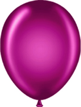 [BM-BU] 30cm Biodegradable, Helium-Quality, Plain Balloons - Metallic Burgundy