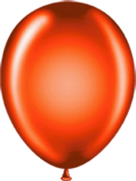 [BS-OR] 30cm Biodegradable, Helium-Quality, Plain Balloons - Standard Orange