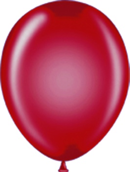 [BS-R] 30cm Biodegradable, Helium-Quality, Plain Balloons - Standard Red