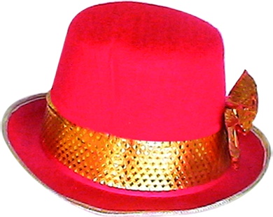 [SH90476-R] Felt Top Hat