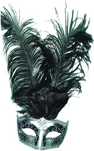 [CF013-BKS] Feather Mask