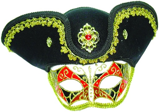 [ME099R] Pirate Mask And Hat