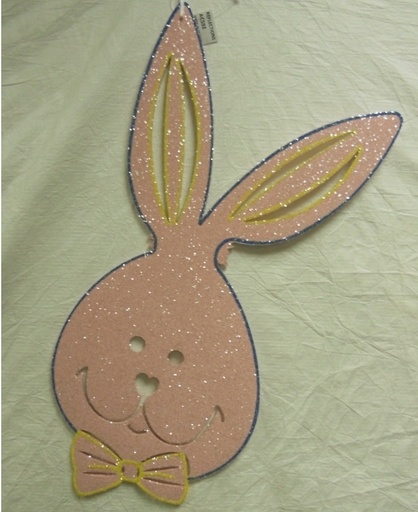 [AC592] 50cm Foamboard Bunny Head - Pink/Purple/Yellow