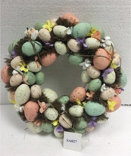 [SA030] 35cm Egg Wreath