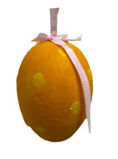 [SA075] 12cm Easter Egg - Orange