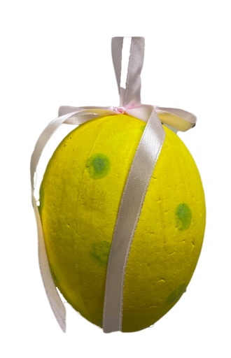 [SA077] 12cm Easter Egg - Yellow