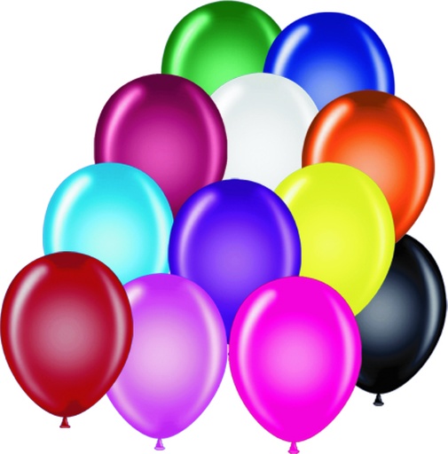 [BC-GD] 12" Chrome Balloons - Gold