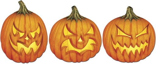 [01025] 35cm Scary J-O-L Cutouts